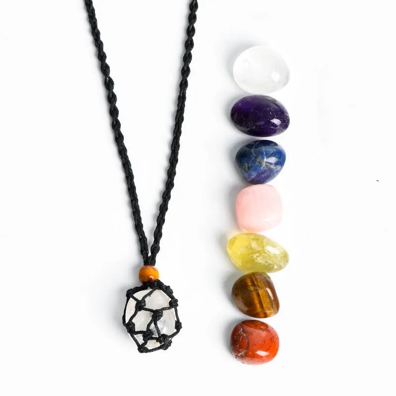Crystal Necklace with Healing Stones for Spiritual Wellness